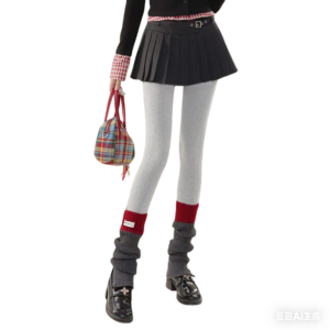 Japanese-style Cable Knit Leggings(5050) 180g