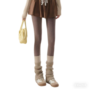 Japanese-style Cable Knit Leggings(5055) 230g