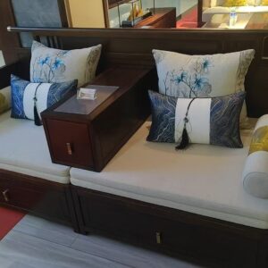 Solid Wood Fabric Sofa
