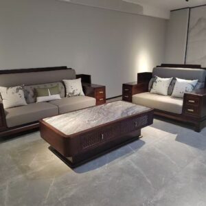 Solid Wood Fabric Sofa