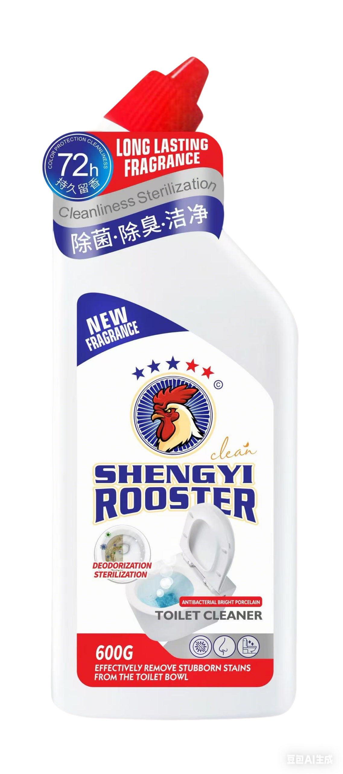 SHENGYI ROOSTER TOILET CLEANER 500g - Image 3