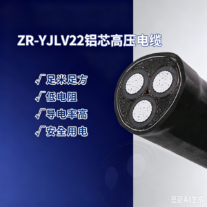 Zhuhai ZR‑YJLV22 Flame‑Retardant Aluminum‑Core High‑Voltage Power Cable