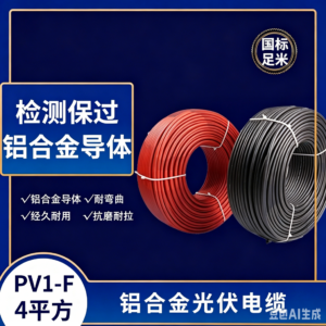 Zhuhai PV1‑F 4mm² Aluminum‑Alloy PV Cable