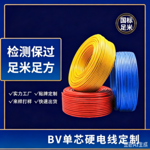 Zhuhai Customized BV Single‑Core Solid Copper Wire