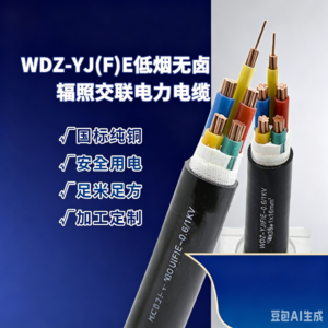 Zhuhai  WDZ‑YJ(F)E Low‑Smoke Zero‑Halogen Radiation‑Crosslinked Power Cable
